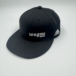 Wagmi United Hat Adult One Size Black Adidas Snapback SnowFro Football Soccer